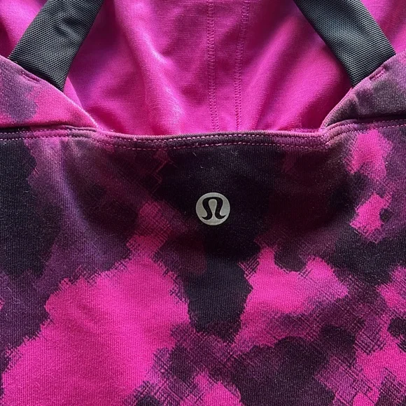 Lululemon Tank Top ✧ Pink and Black ✧ Size 6 - Picture 3 of 4